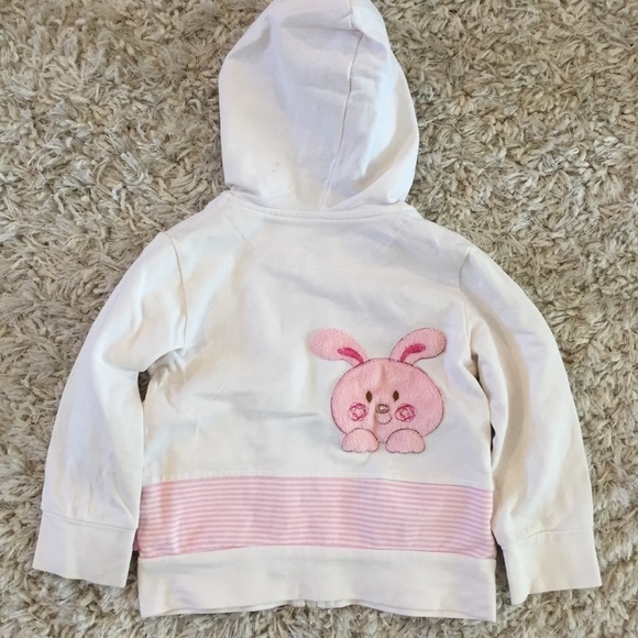 Toddler Girls Cotton Zip Up Hooded Sweatshirt - Picture 2 of 11